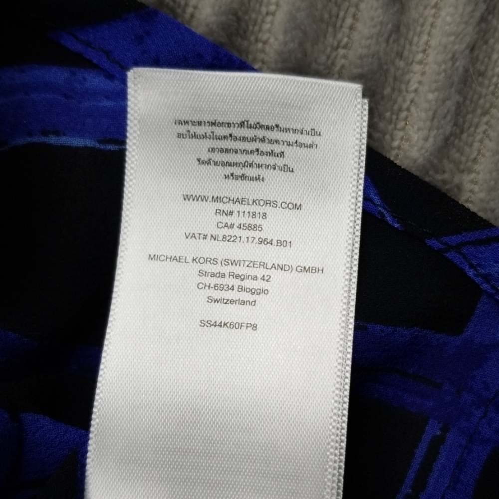 Michael  Michael Kors sleeveless sheer top blouse - Picture 5 of 6